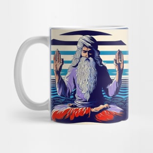 Meditating Swami Mug